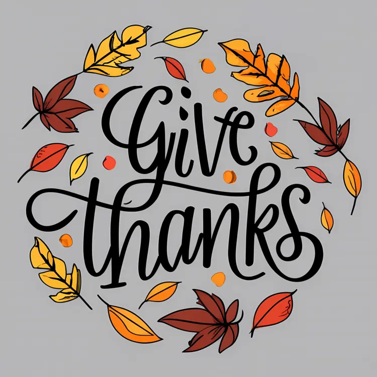 Give Thanks with Autumn Leaves