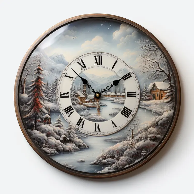 Cabin Clock in Snowy River