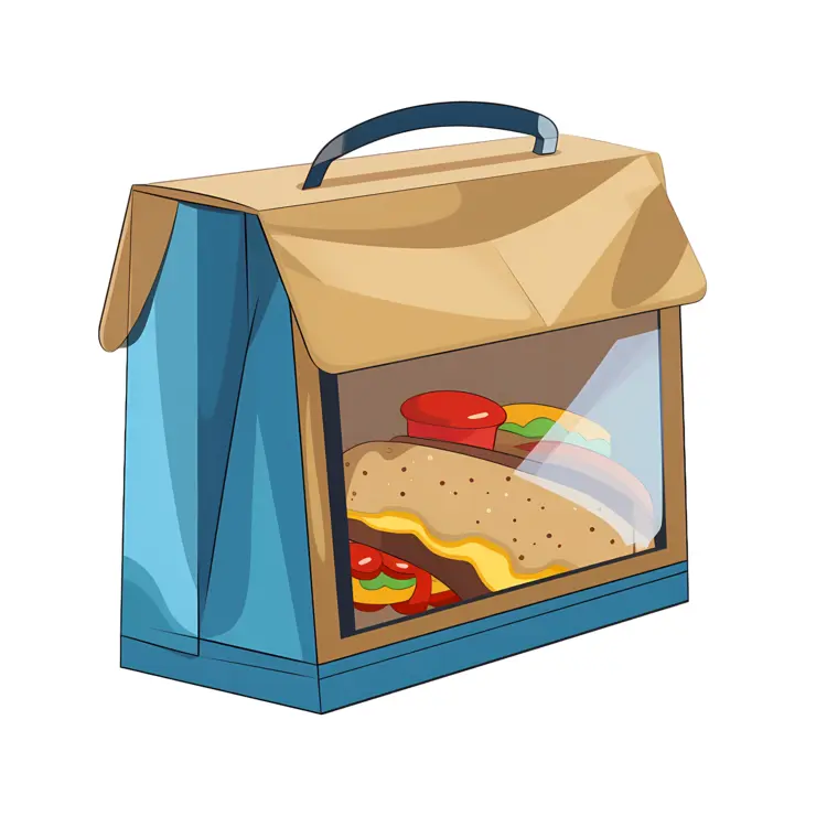 Delicious Sandwich in Paper Bag