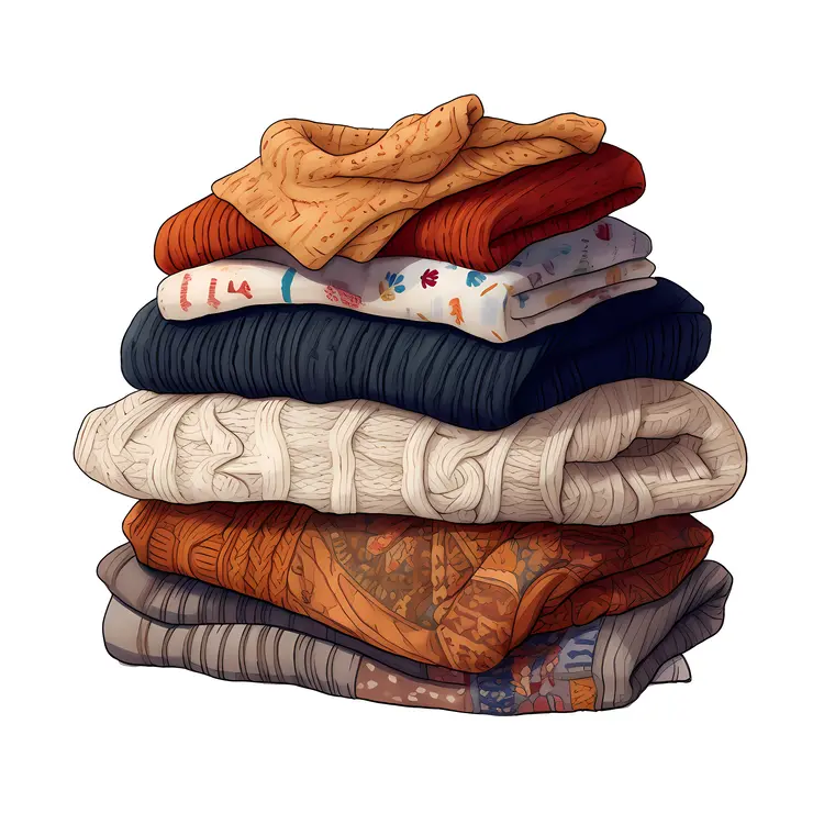 Stack of Folded Clothes