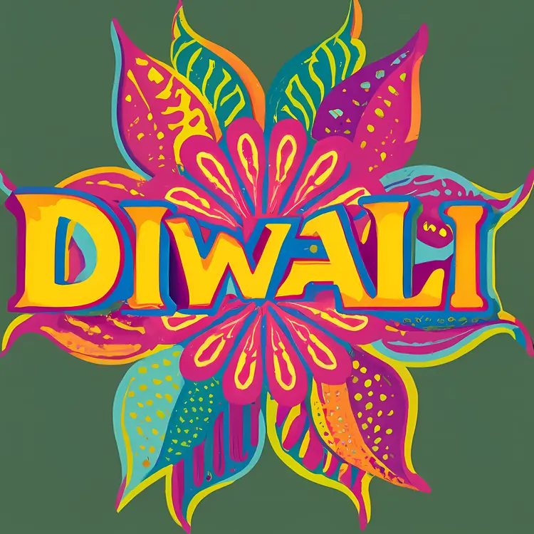 Colorful Diwali Festival