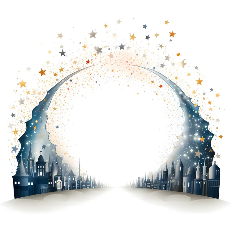 Fantasy Castle with Stars
