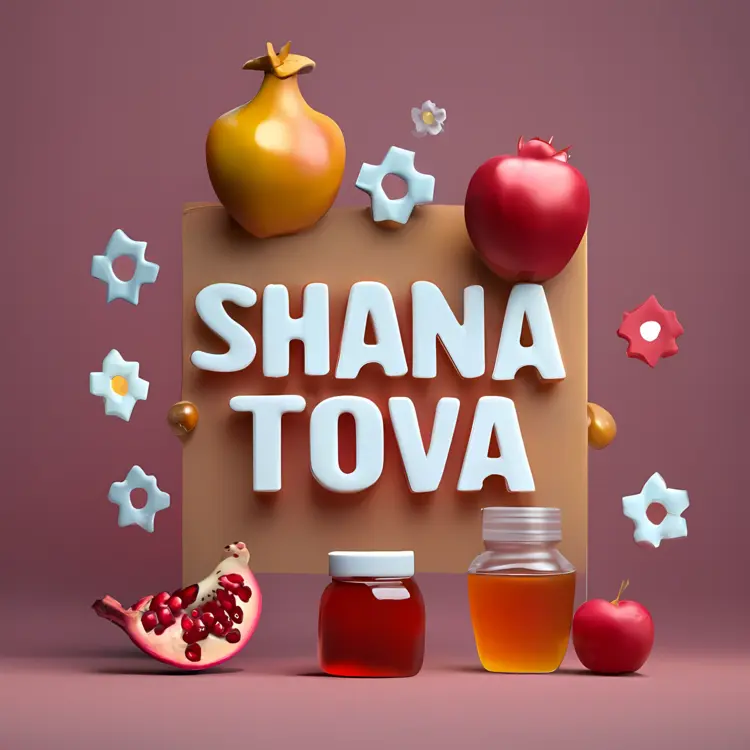 Shana Tova with Pomegranate and Honey