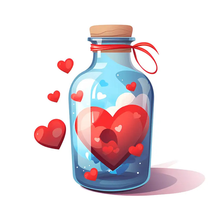 Hearts in a Glass Bottle