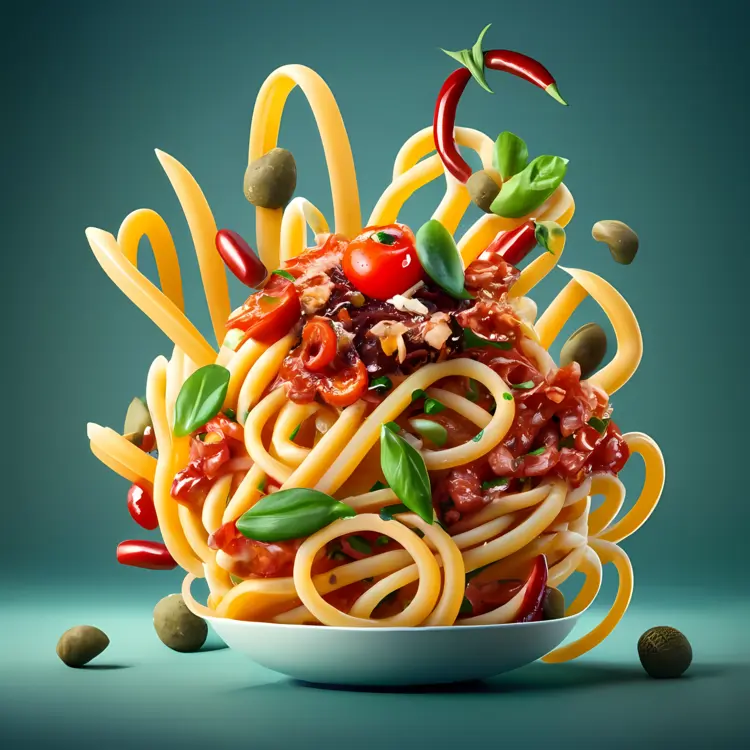 Delicious Pasta with Basil and Tomatoes