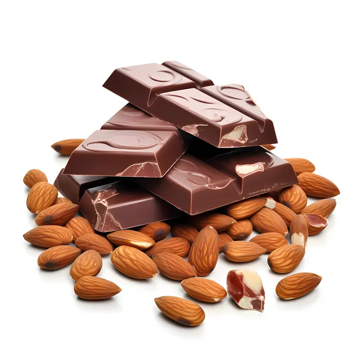 Chocolate Bars with Almonds