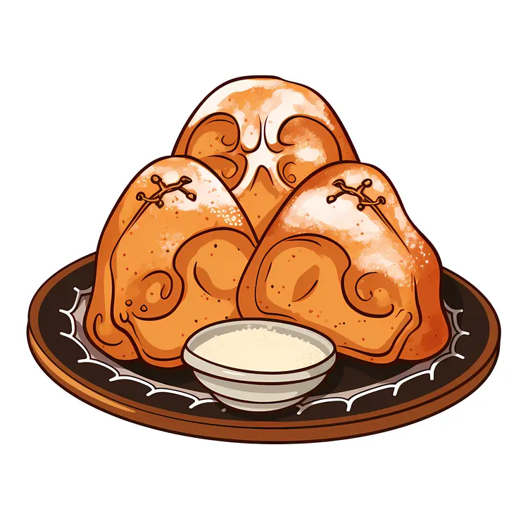 Skull Bread with Sugar