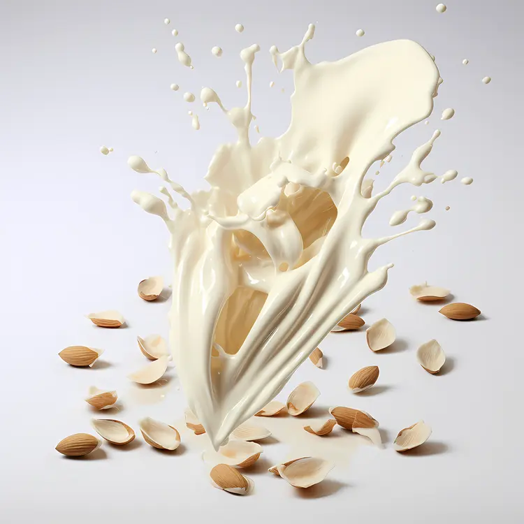 Almond Milk Splash with Nuts