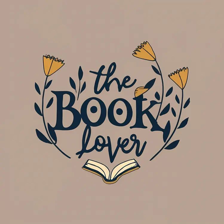 The Book Lover with Open Book