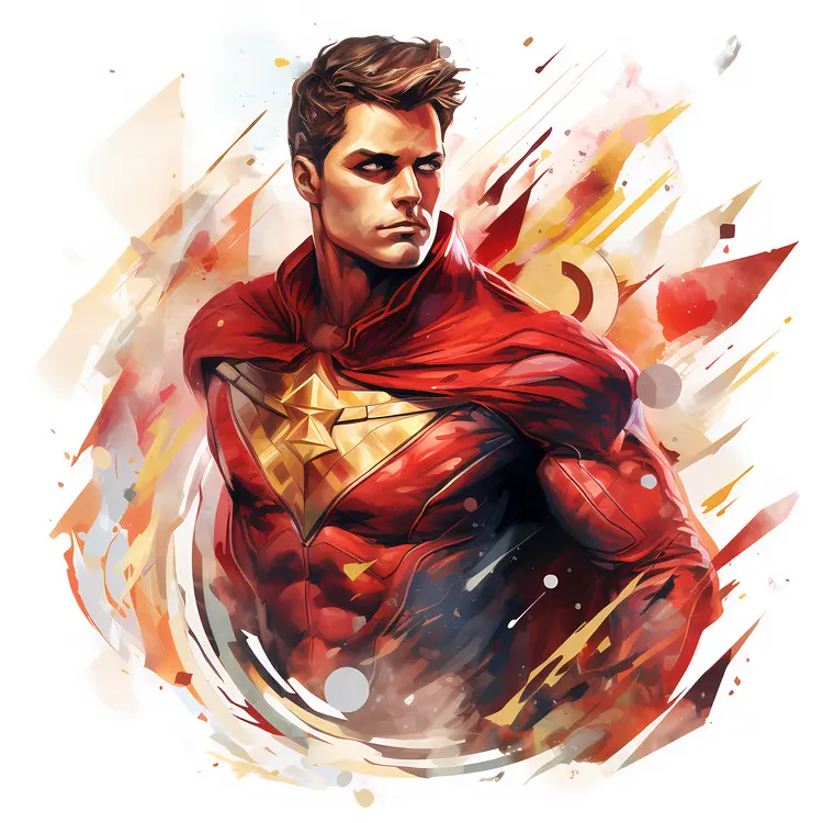 Dynamic Superhero Portrait