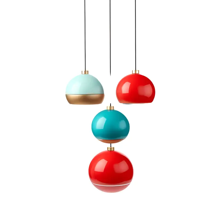 Colorful Christmas Ornaments