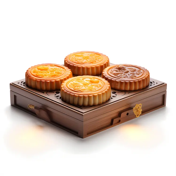 Traditional Chinese Mooncakes for Mid-Autumn Festival