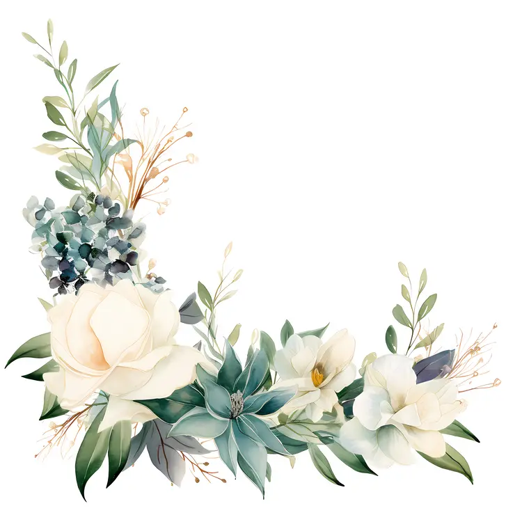 Sophisticated Floral Arrangement with White and Green Flowers