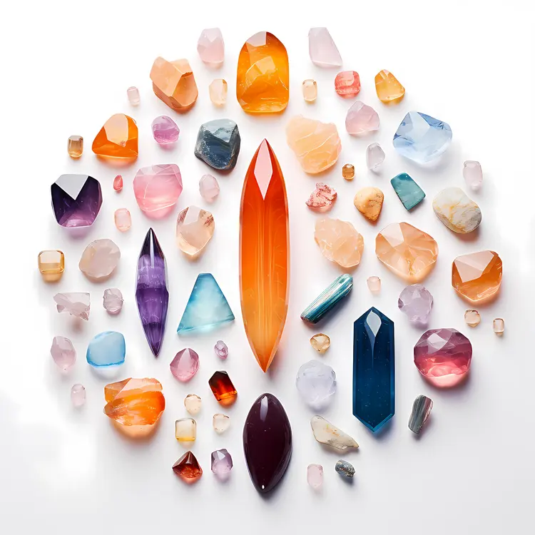 Assorted Gems in Different Shapes