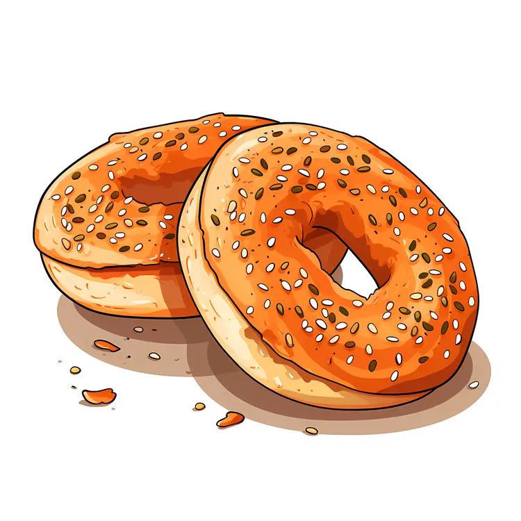 Delicious Sesame Bagels
