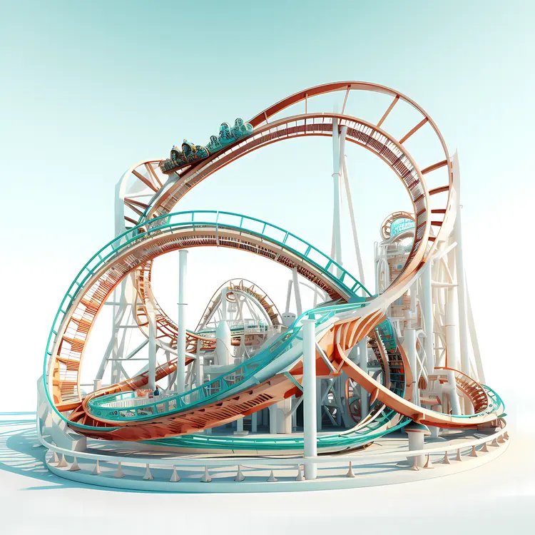 Complex Roller Coaster Structure