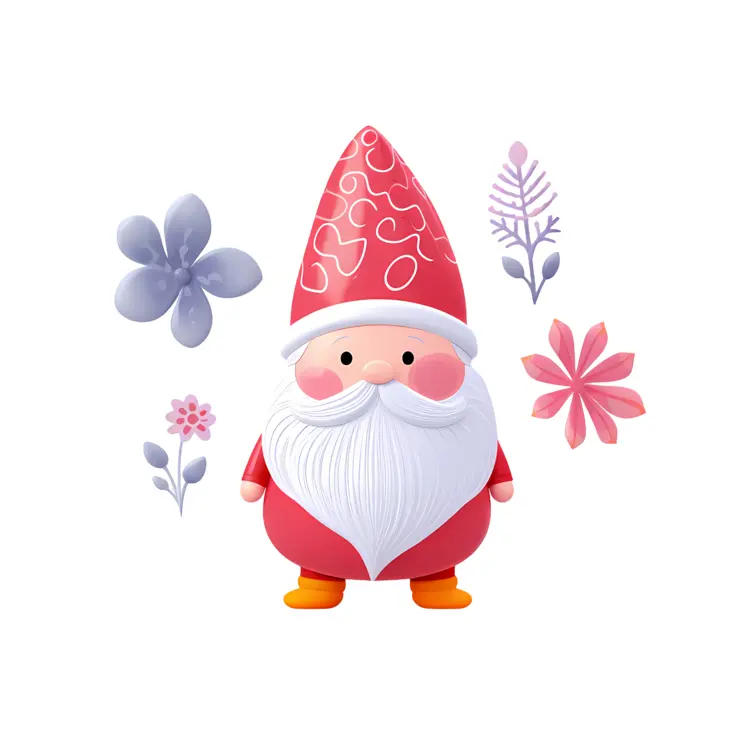 Gnome with Flowers