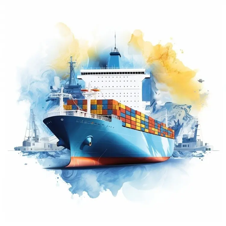 Container Ship at Port