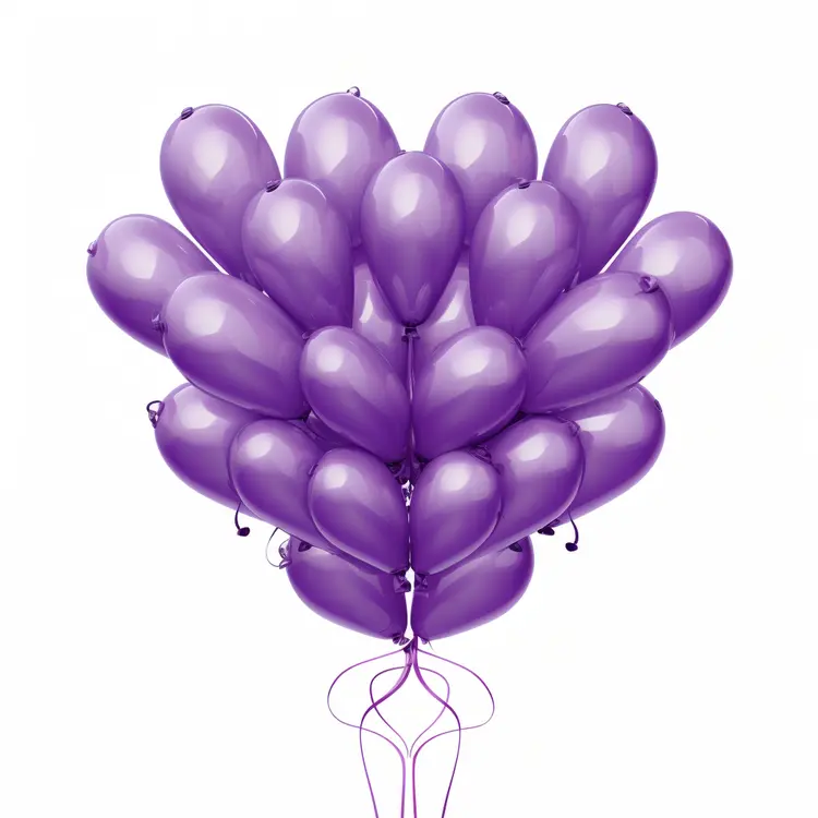 Beautiful Purple Balloons for Festive Celebrations