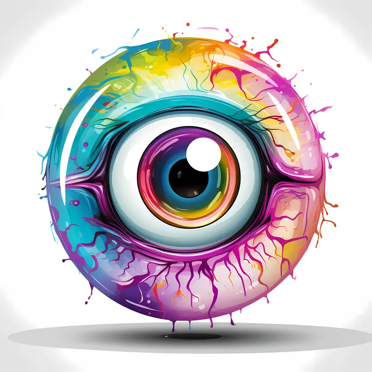Colorful Eye Illustration