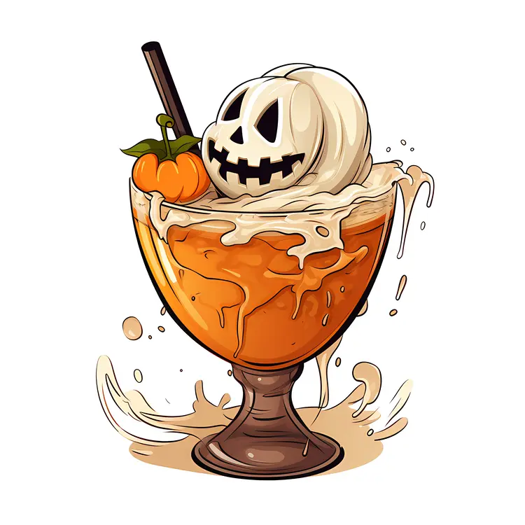 Halloween Pumpkin Cocktail
