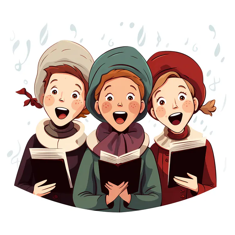 Children Singing Christmas Carols