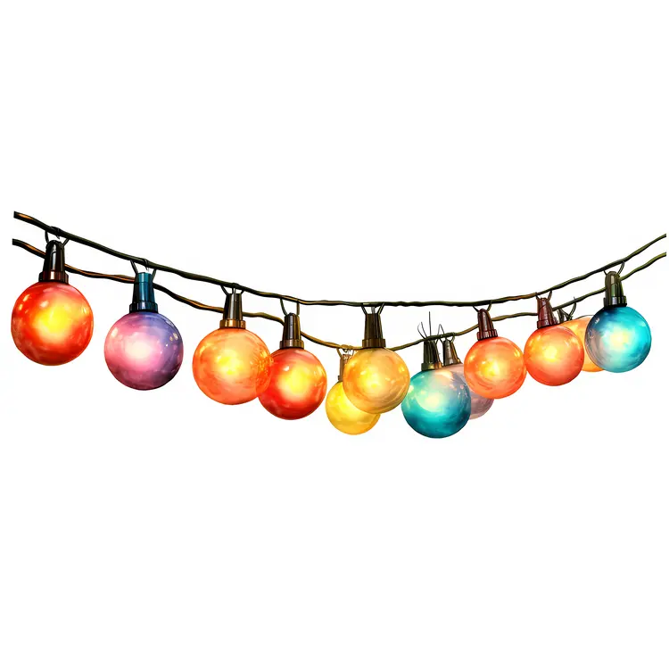 Colorful String Lights for Festive Decoration