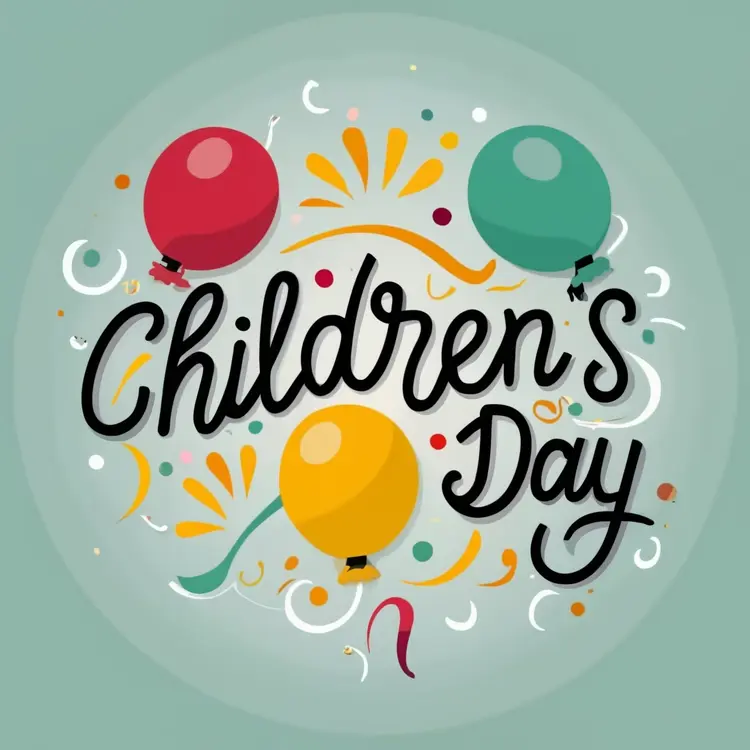 Colorful Balloons for Children's Day