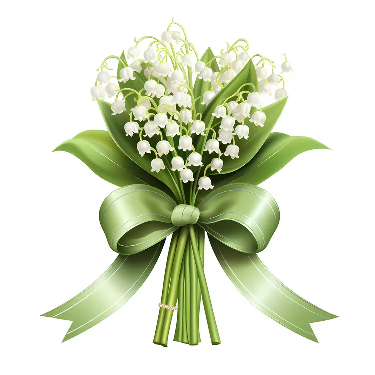 Beautiful Lily of the Valley Bouquet