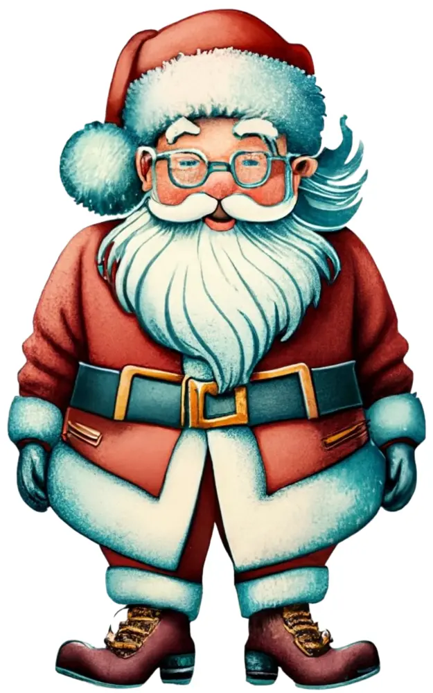 Santa Claus with Glasses