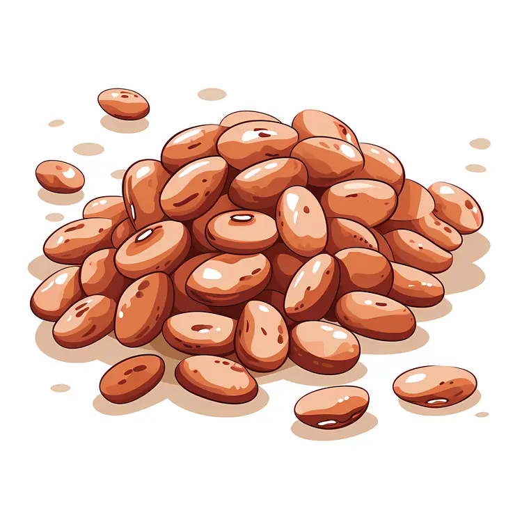 Pile of Beans Illustration