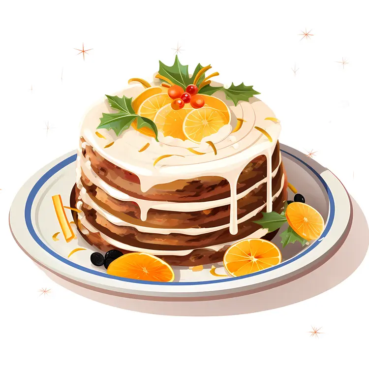 Pancake Stack with Orange and Cream