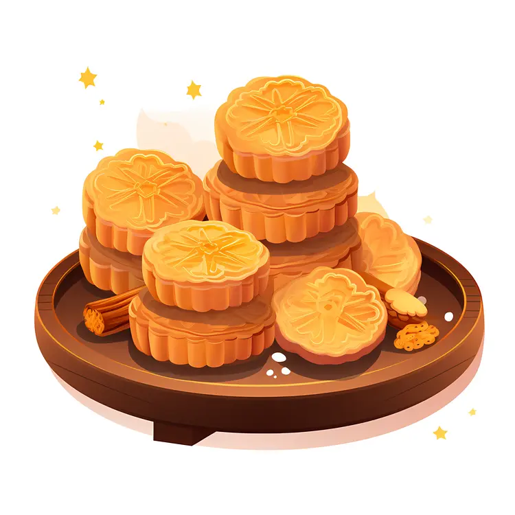 Delicious Mooncakes for Mid-Autumn Festival Celebration