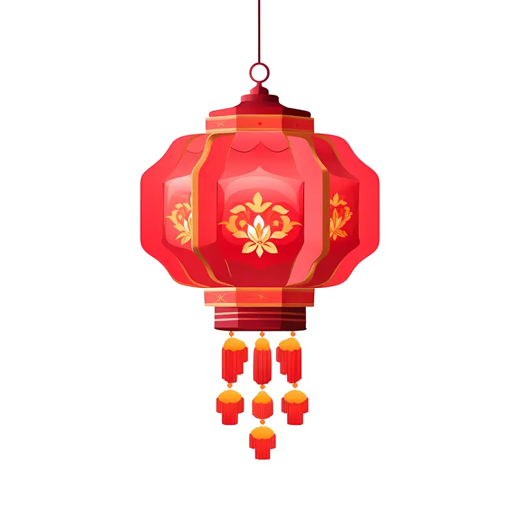 Red Decorative Lantern for Chinese New Year
