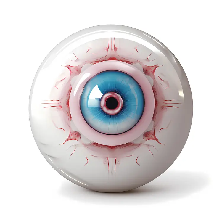 Realistic Eyeball Illustration for Halloween Decor
