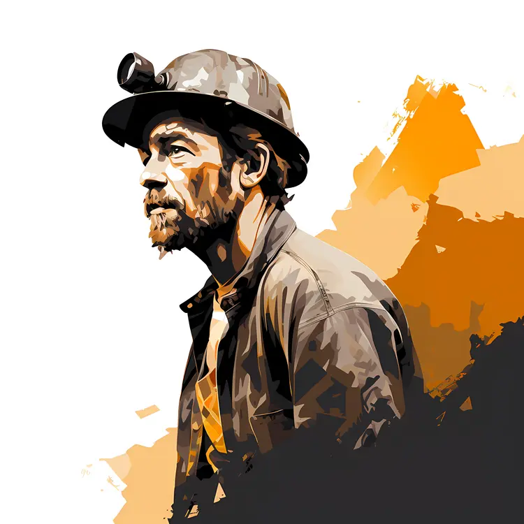 Side View of a Miner