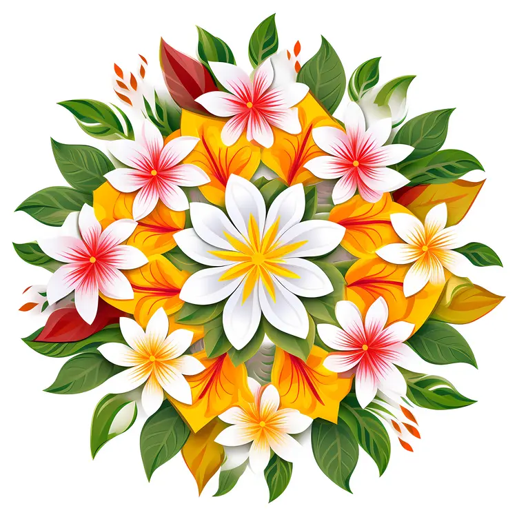 Beautiful Floral Arrangement with Colorful Flowers