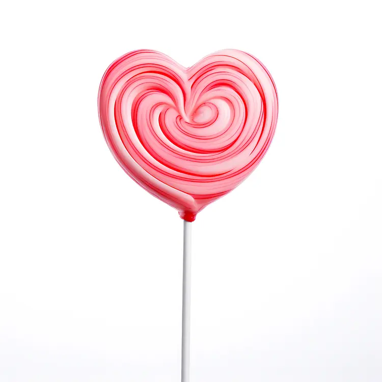Heart Lollipop for Valentine's Day