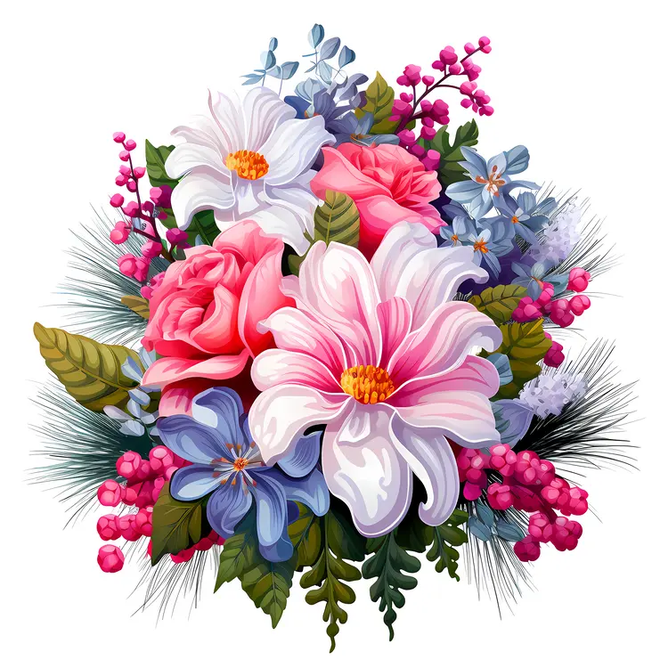 Lovely Pink and White Floral Arrangement