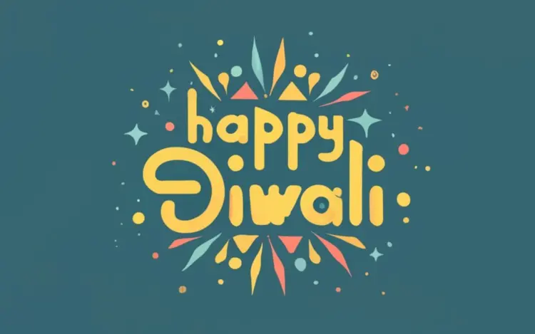 Happy Diwali with Festive Design