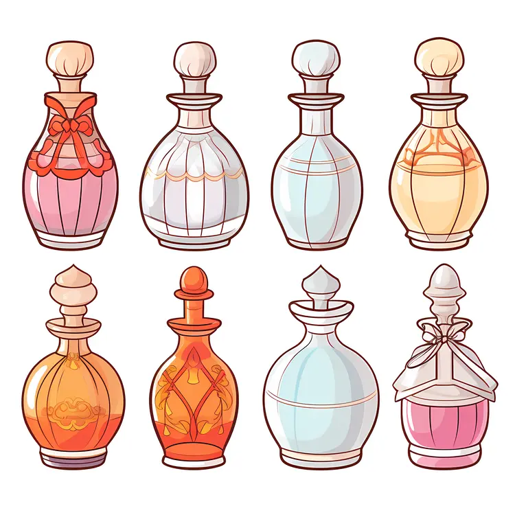 Charming Perfume Bottles Set
