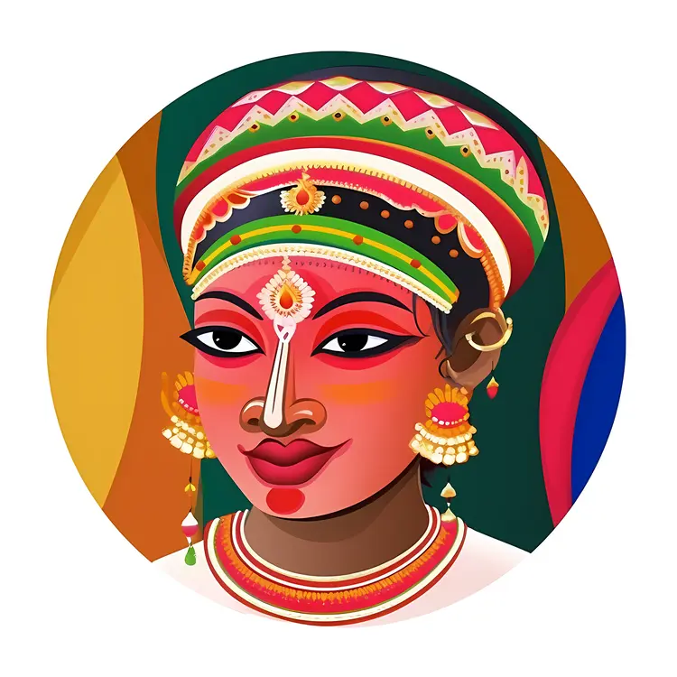 Traditional Face Painting for Cultural Festival