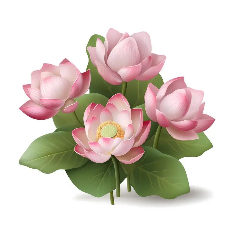Beautiful Pink Lotus Flowers