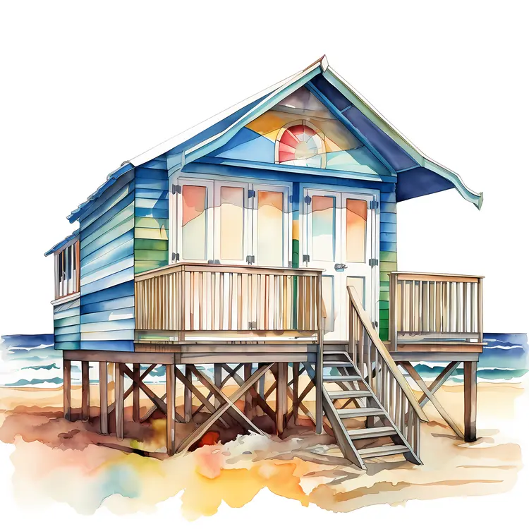 Small cute doodle house
