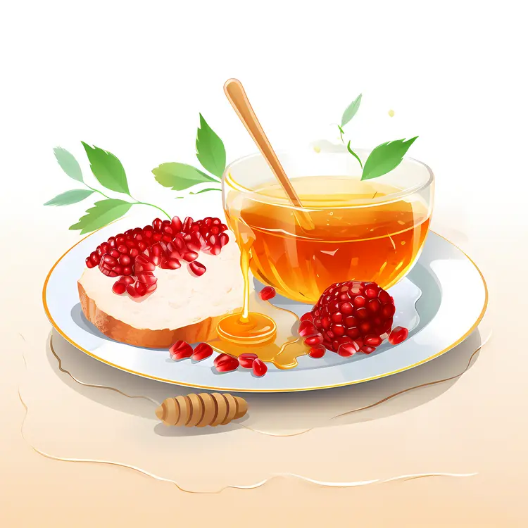 Honey and Pomegranate for Rosh Hashanah