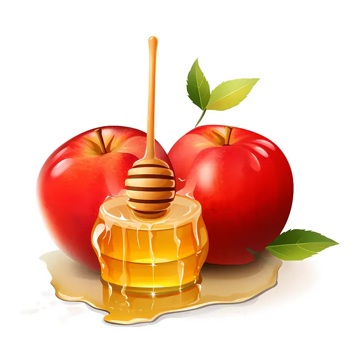 Apples and Honey for Rosh Hashanah Celebration