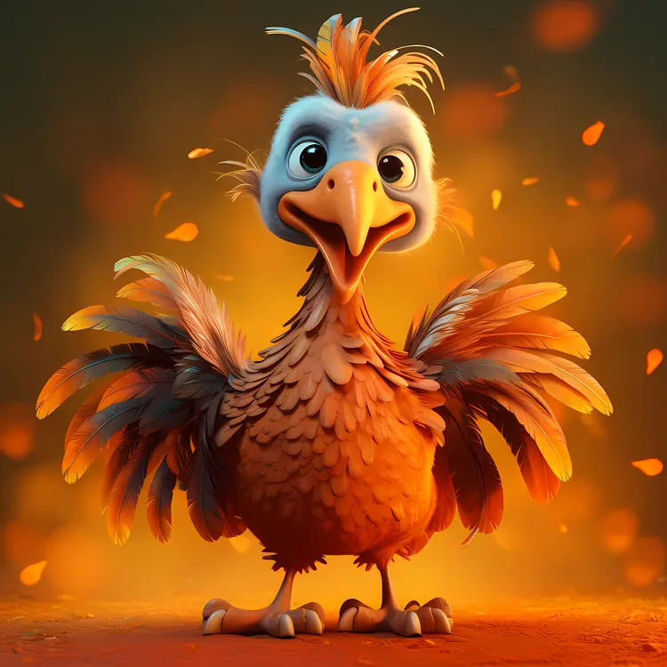 Cartoon Turkey for Thanksgiving