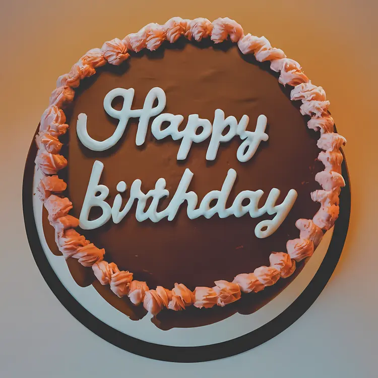 Chocolate Birthday Cake with Icing