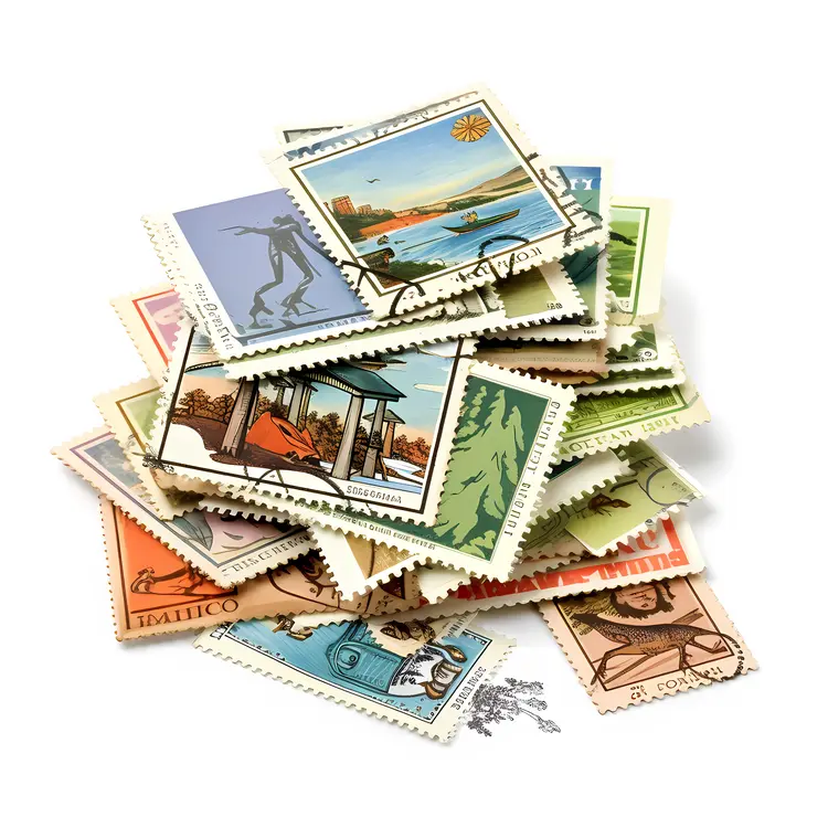 Assorted Postage Stamps