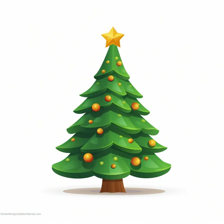 Simple Christmas Tree with Star
